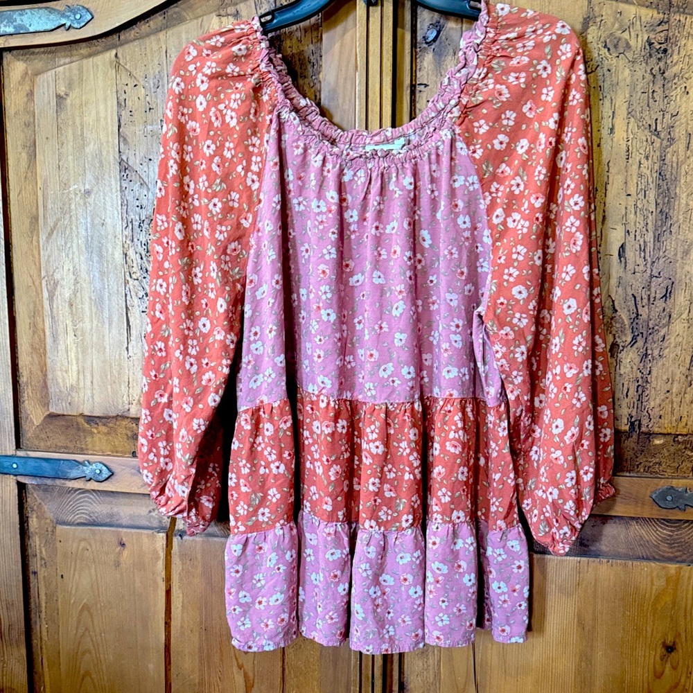 Cato Pink Floral Blouse